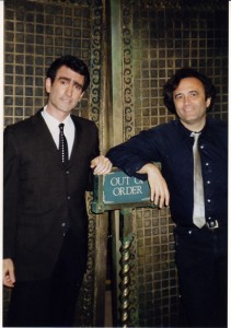 Rob Rhine at the Tower of Terror Lobby Elevator